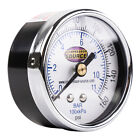 0-160 Psi Air Pressure Gauge 1 4  Npt Center Back Mount Cbm 2  Face