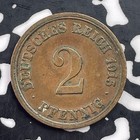 1915-f Germany 2 Pfennig Lot c4393