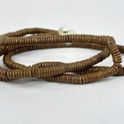 Copper Colored Metal Heishi Beads Ethiopia