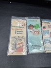 Lot Of 5 Vintage Gas Station Road Maps 1960s 1970s Exxon Phillips 66 Chevron In