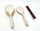 Nwt  Lunt Princess Sterling Silver 3 Pcs Vanity Dresser Set Mirror Brush Comb