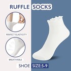  6 Pairs Of Ruffle Socks Women  Cute Ruffle Ankle Socks 
