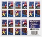 20 Usps Holiday Windows Stamps Usa Forever Never Used Christmas Holiday Genuine