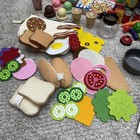 Mellisa   Doug Play Food Set Toy Huge Lot Diner Kitchen Cooking Pretend