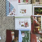 Lot 30 Christmas Xmas Santa Vintage Greeting Cards Embossed Foil