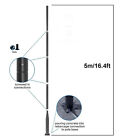 Street Light Pole 13-16ft Tall Outside Split Outdoor Light Pole Monitoring Post