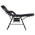 Adjustable Salon Spa Black Massage Bed Barber Tattoo Chair Facial Table Beauty