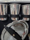 Vintage Ever-wear Trav-l-bar Executair 707 Travel Bar Case Spartan Helmet Cups 