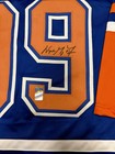 Wayne Gretzky Signed Custom Edmonton Oilers Jersey Wayne Gretzky Player Hologram