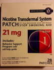 Habitrol Nicotine Transdermal System Patch 21 Mg Step 1  28 Patches  4-week Kit 