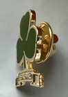 3 Leaf Shamrock    be Prepared    Pin Green Pin Girl Scouts Green Pin Banner