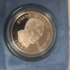 1972 Panama 20 Balboas Simon Bolivar Proof Silver 0 925g 129 59g Rare Coin 