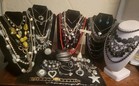 Huge Lot Of Vintage To Now Silver Tone Jewelry Some Signed Star Napier Monet Etc