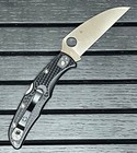 Spyderco Endura Wharncliffe C10fpwcbk Vg-10 Blade Black Frn Handles Brand New