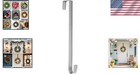 Versatile 15  Wreath Door Hanger - Lightweight Steel With Elegant Silver Finish