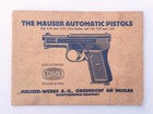 Mauser Automatic Pistol Manual And Box Remains