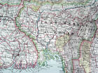 1908 Antique Map Of British India Bengal Bangladesh Myanmar Burma   Calcutta