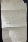 Jn Thailand 1950 s Official Land Document With Revenue Stamps Used