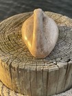 Miniature Hand Carved Turn Back  Swan Duck Decoy Carving Signed Don Lyons Wood