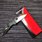         rare Spyderco Delica 4 C11fpdgr Forest Green Cts 204p Collector  014v     