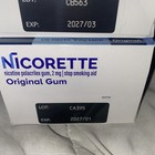 Nicorette 2mg Stop Smoking Aid Nicotine Gum  Original - 170 Count Exp 01 27 