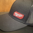 New Milwaukee 505b Gridiron Snapback Trucker Hat One Size Black