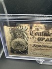 1864 Richmond Va  500 Confederate Note  7424  Burn Marks 