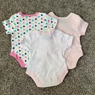 New 3 Pack  Newborn Baby Girls Bodysuit Lot  Infant Clothes Gift Set K