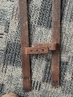 Vtg Antique Old Farm Barn Door Roller hanger 1 1 4  Flat Track 2 Pcs Total 8 