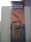Island Genius  Wooden Bow   Arrow Set Childrens Set 2 Bows 20 Arrows 2 Quivers