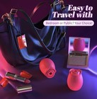 Rose Vibrator Sex Toy For Clit Nipple G-spot Suction   Massager For Women Red