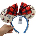 Disney parks Limited Us Christmas Mickey Minnie Mouse Ears Headband Lodge Snow