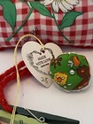 Spode Chinese Rose Sewing Apple Pin Cushion Ring Tea Cup Pillow Handmade 28
