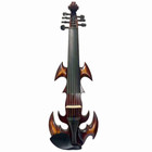 Rare 7 String Electric Violin 4 4 Full Size Electric Fidder  Solid Wood Boday