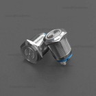 Flash Alarm Indicator Signal Lamp Metal With Buzzer 12v 24v  Led 16 19 22mm Ip67