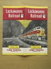 Dl w Lackawanna Railroad Public Timetable  10 27 57