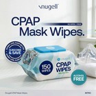 150 Count Unscented Travel Cpap Mask Wipes Antibacterial Soft Cotton Cleaning