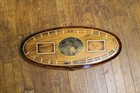 Vintage Vandercraft  Elk 2 Track Wood 17  Oval Cribbage Board - Free Shipping