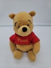 Disney Winnie The Pooh Bear 6  Bean Bag Plush Disney Store Soft Stuffed Toy Bean