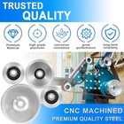 Belt Grinder 2x72 Wheel Set For Knife Grinder With Drive Idler tracking Wheel