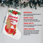 Personalized Christmas Stocking Name Tags - Initial G Holiday Decor 16 5