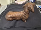 Daschund Dog Hand Carved Wood