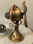 Rare Antique Ge Electric Fan Brass Blades Base Housing Pat 1895 1901 1903  8  