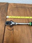 Snap-on Tools 1 4  Drive Ratchet Flex Head Green Soft Grip New Thlf72 Usa New