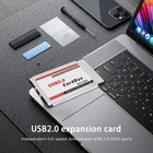 Pcmcia To Usb 2 0 Cardbus Dual 2 Port 480m Card Adapter For Laptop Pc6826