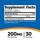 Nutricost L-theanine 200mg  120 Capsules  Double Strength - Non-gmo  Gluten Free