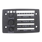 For Ibanez Fishman Sst Preamp 5app01f Replacement Faceplate Cover W  3 Knobs
