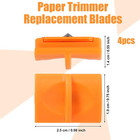 4pcs 157400-1001 Paper Trimmer Blades  Paper Cutter  Blades Compatible With Trip