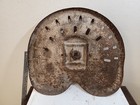Vtg Cast Iron Agricultural Farm Machinery Tractor Seat Rustic Mancave Home Decor