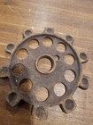 Vintage Cast Iron Seed Plate Sprocket Gear Steampunk  5 